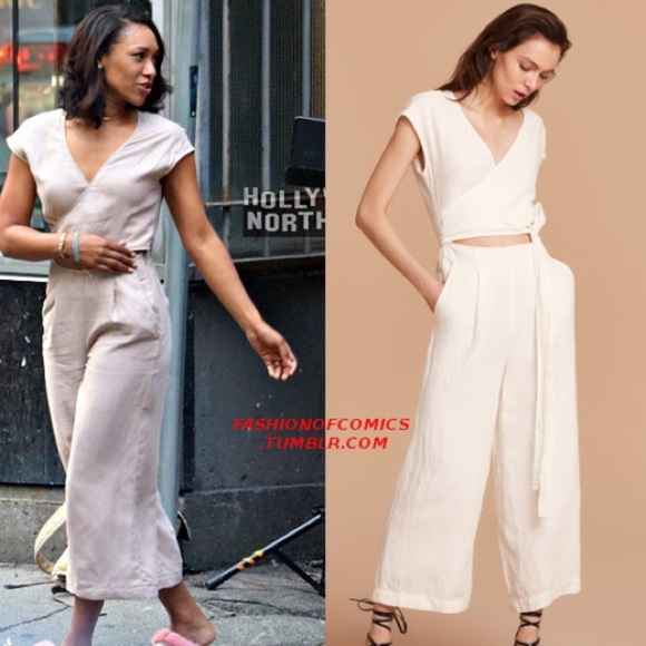 Aritzia Wilfred White Brax Jumpsuit (Size 0) - Picture 3 of 10